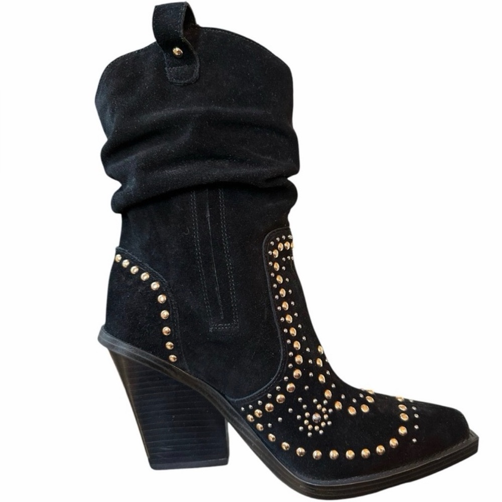 BRAND NEW Jessica Simpson Women's Size 11 Larna Western Studded Cowboy Boots - Picture 8 of 14